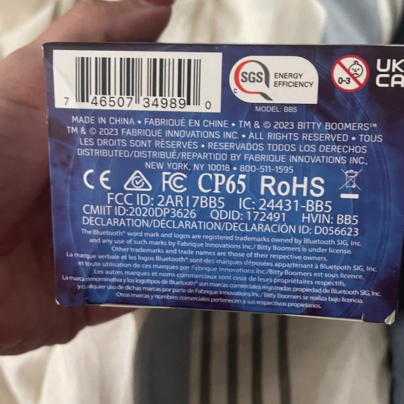 NWT Marvel Avengers Bitty Boomers Iron Man Portable Speaker - Red and Gold - Picture 3 of 6